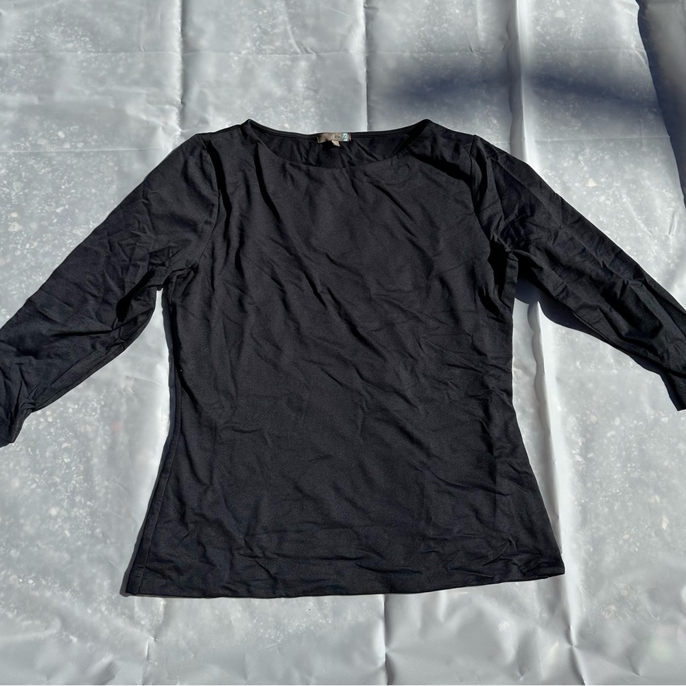 EUC Classic Black Long Sleeve Women's Top